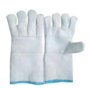 LEATHER WHITE GLOVES