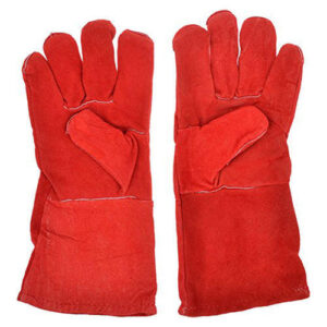 LEATHER WINTER RED HANDGOVES